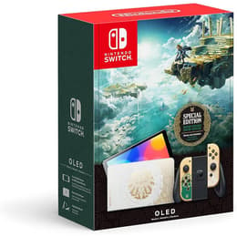 Switch OLED 64Go - Or - Edition limitée The Legend Of Zelda Tears Of The Kingdom
