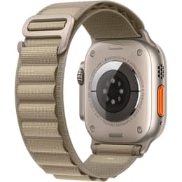 Apple Watch Ultra 2 (2023) GPS + Cellular 49 mm - Titane Titane naturel - Boucle Alpine Vert