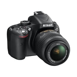 Reflex D5100 - Noir + Nikon AF-S DX Nikkor 18-55mm f/3.5-5.6G VR f/3.5-5.6