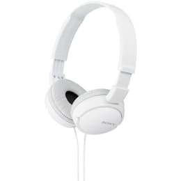 Casque réducteur de bruit filaire avec micro Sony MDRZX110W - Blanc