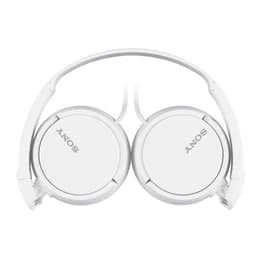 Casque réducteur de bruit filaire avec micro Sony MDRZX110W - Blanc