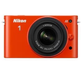 Hybride - Nikon 1 J2 Orange Nikon 1 Nikkor VR 10-30mm f/3.5-5.6 PD-Zoom