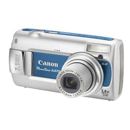Compact PowerShot A470 - Gris/Bleu + Canon Zoom Lens 3.4x 38-128mm f/3.0-5.8 f/3.0-5.8