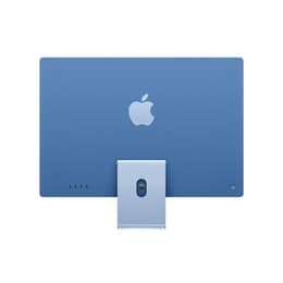 iMac 24" (2024) Apple M4 avec CPU 8 cœurs GPU 8 cœurs - 256 Go SSD - 16 GB QWERTY - Italien Verre standard