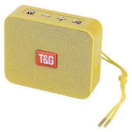 Enceinte Bluetooth T&G TG-166 Square Mini - Jaune