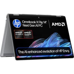 HP OmniBook X Flip ‎BV3J4EA#ABU 14" Ryzen AI 7 2 GHz - SSD 1 To - 16 Go QWERTY - Anglais