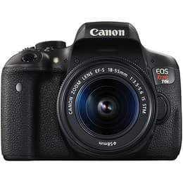 Reflex EOS Rebel T6I - Noir + Canon Zoom Lens EF-S 18-55mm f/3.5-5.6 IS STM f/3.5-5.6