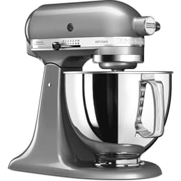 Robot patissier Kitchenaid Artisan 5KSM125 4.8L Gris