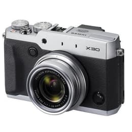 Compact - Fujifilm FinePix X30 Argent Fujifilm Fujinon Aspherical Lens Super EBC 7.1-28.4mm f/2.0-2.8