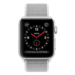 Apple Watch (Series 3) 38 mm - Aluminium Argent - Sport Coquillage