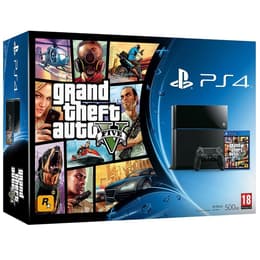 PlayStation 4 500Go - Noir + Grand Theft Auto V