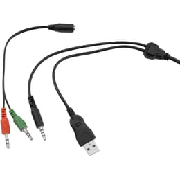 Casque réducteur de bruit gaming filaire avec micro Deepgaming Diadema - Noir