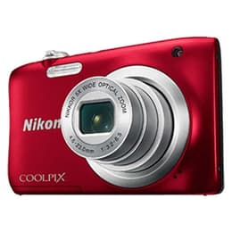 Compact Coolpix S5100 - Rouge + Nikon Nikon Nikkor 5x Wide Optical Zoom VR 5.0-25.0mm f/2.7-6.6 f/2.7-6.6