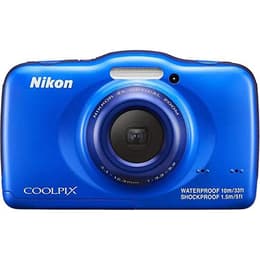 Compact CoolPix S32 - Bleu + Nikon Nikkor f/3,3-5,9 30-90mm f/3.3-5.9