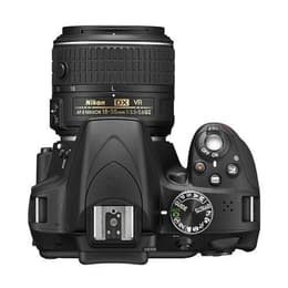 Reflex D3300 - Noir + Nikon AF-S DX Nikkor 18-55mm f/3.5-5.6G VR II f/3.5-5.6