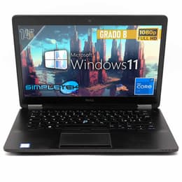 Dell Latitude E7470 14" Core i7 2.5 GHz - SSD 2 To RAM 32 Go QWERTY - Anglais