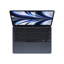 MacBook Air 13" (2022) - Apple M2 avec CPU 8 cœurs et GPU 8 cœurs - 8Go RAM - SSD 256Go - Écran standard - QWERTY - Anglais