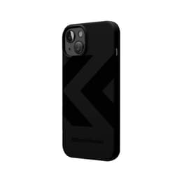 Coque Back Market iPhone 14 et écran de protection - Plastique recyclé - Noir (Chevron)