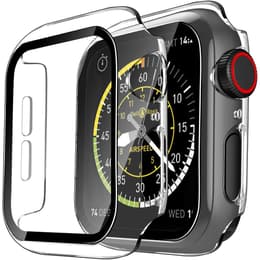 Coque Apple Watch Series 6 - 44 mm - Plastique - Transparent