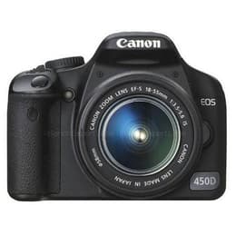 Reflex EOS 450D - Noir + Canon Zoom Lens EF-S 18-55mm f/3.5-5.6 IS + 55-200mm f/4-5.6 IS f/3.5-5.6 + f/4-5.6