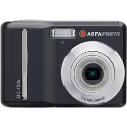 Compact DC-733S - Noir + AgfaPhoto 3x Optical Zoom Lens f/2.8-5.2