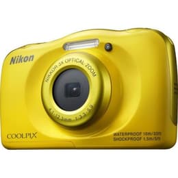 Compact Coolpix S33 - Jaune + Nikon Nikkor 3x Wide Optical Zoom 30-90mm f/3.3-5.9 f/3.3-5.9