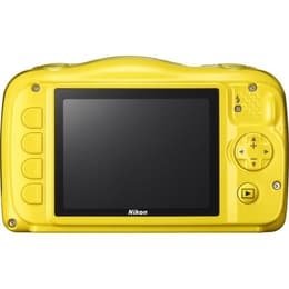 Compact Coolpix S33 - Jaune + Nikon Nikkor 3x Wide Optical Zoom 30-90mm f/3.3-5.9 f/3.3-5.9