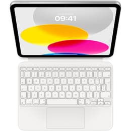 iPad Magic Keyboard Folio 10.9" (2022) - Blanc - QWERTY - Anglais (UK)