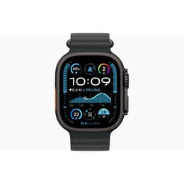 Apple Watch Ultra 2 (2023) GPS 49 mm - Titane Noir - Bracelet Océan Noir