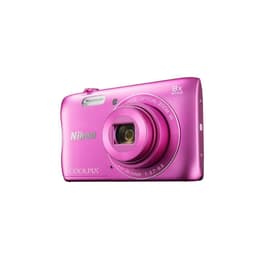 Compact S3700 - Rose + Nikon Nikon Nikkor Wide Optical Zoom VR 25-200 mm f/3.7-6.6 f/3.7-6.6