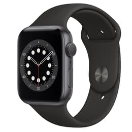 Apple Watch (Series 6) 2020 GPS 44 mm - Aluminium Gris sidéral - Bracelet sport Noir