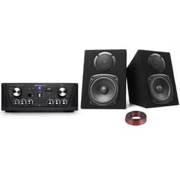 Enceinte Gefroy Amplificateur Skytronic karaoké noir USB/SD/FM 160W + Enceintes Fenton DJ compactes 2x100W - Noir