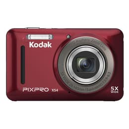 Compact PIXPRO X54 - Rouge + Kodak Kodak PIXPRO Aspheric Zoom 28-140 mm f/3.9-6.3 f/3.9-6.3