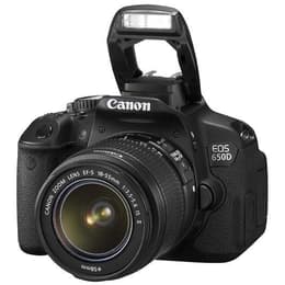 Reflex - Canon EOS 650D Noir Canon Canon Zoom Lens EF-S 18-55mm f/3.5-5.6