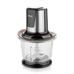 Batteur électrique John Lewis Mini Chopper - Noir/Argent