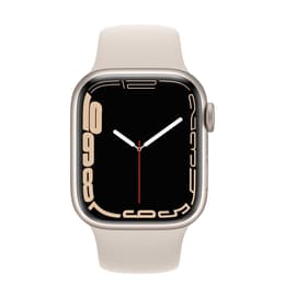 Apple Watch Series 7 (2021) GPS 41 mm - Aluminium Lumière stellaire - Bracelet sport Lumière stellaire