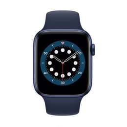 Apple Watch (Series 6) 2020 GPS 44 mm - Aluminium Bleu - Bracelet sport Bleu