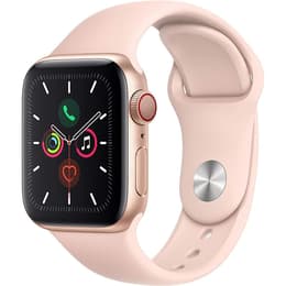 Apple Watch (Series 5) 2019 GPS + Cellular 40 mm - Aluminium Or - Sport Rose des sables