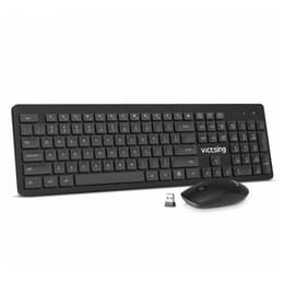 Clavier Victsing QWERTY Anglais (UK) Sans-fil pc176