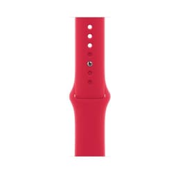 Apple Watch (Series 8) 2022 GPS + Cellular 45 mm - Aluminium Rouge - Bracelet sport Rouge