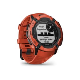 Montre Garmin GPS Instinct 2X Solar - Rouge