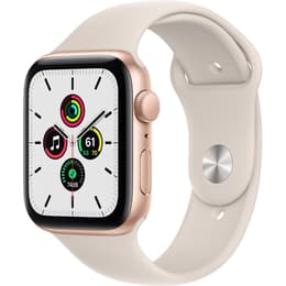 Apple Watch (Series 6) 2020 GPS 44 mm - Aluminium Or - Bracelet sport Blanc