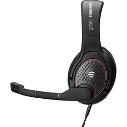 Casque réducteur de bruit gaming filaire avec micro Sennheiser Game One - Noir/Rouge