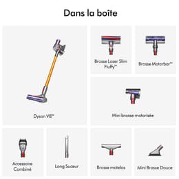 Dyson™ V8™ Absolute (Autres accessoires) - Jaune/Gris