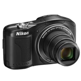 Compact Coolpix L610 - Noir + Nikkor Nikkor 14x Wide Optical Zoom ED VR 4,5-63mm f/3,3-5,9 f/3,3-5,9