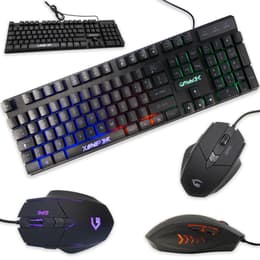 Clavier Cortek QWERTY Italien rétroéclairé GP6 Kit Mouse and Keyboard
