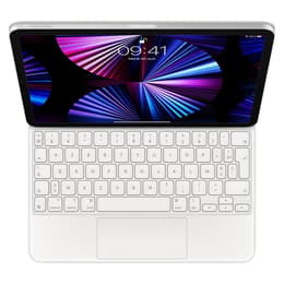 iPad Magic Keyboard 10.9/11 (2020) - Blanc - AZERTY - Français