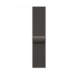 Apple Watch (2025) GPS + Cellular 46 mm - Titane Ardoise - Bracelet milanais Noir