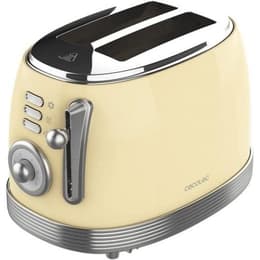 Grille pain Cecotec Toast&Taste 800 Vintage Light Yellow fentes - Or