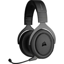 Casque réducteur de bruit gaming filaire + sans fil avec micro Corsair HS70 Bluetooth - Noir